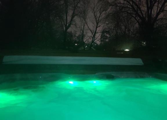 Outdoor Hot Tub and Cozy King Bed