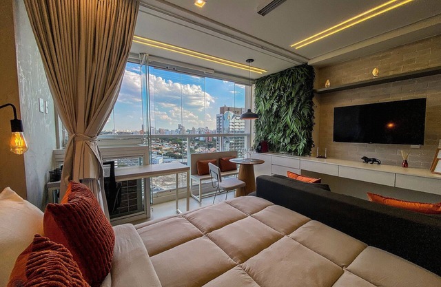 Palazzo Ibirapuera 21st Floor – Wi-Fi, AC, and Metro 5 Minutes Away