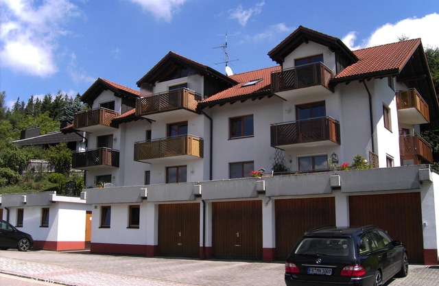 Panoramic view over Titisee-Neustadt in 2-room top floor apartment with balcony