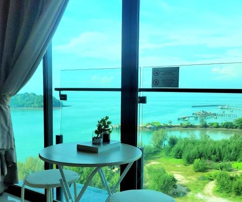 PD Seaview Sunset Cozy Staycation With Pool & Netflix, Private Unit