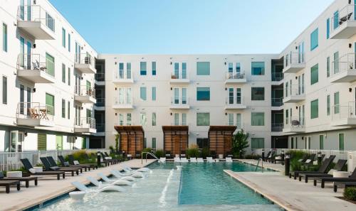 Poolside Luxury 1BR w Private Patio