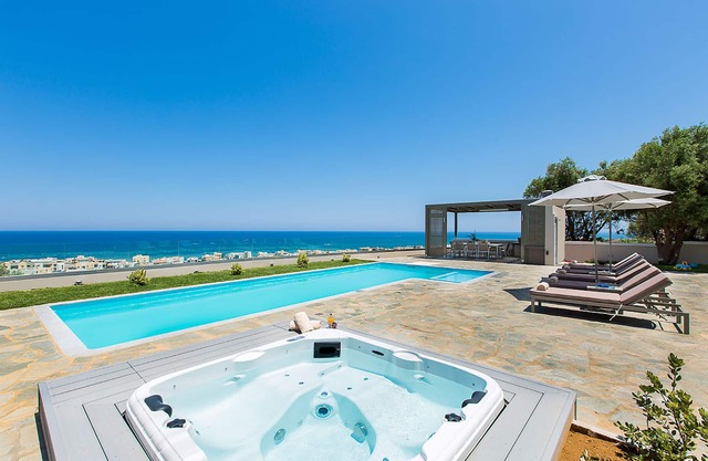 Premium Villa With Panoramic Sea Views, Walking Distance to Beach & Rethymno!