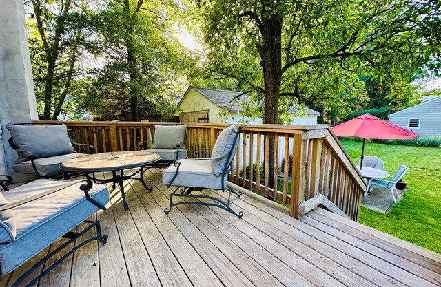 Princeton Haven w/Private Deck, Lush Backyard & Walk to Downtown Princeton!