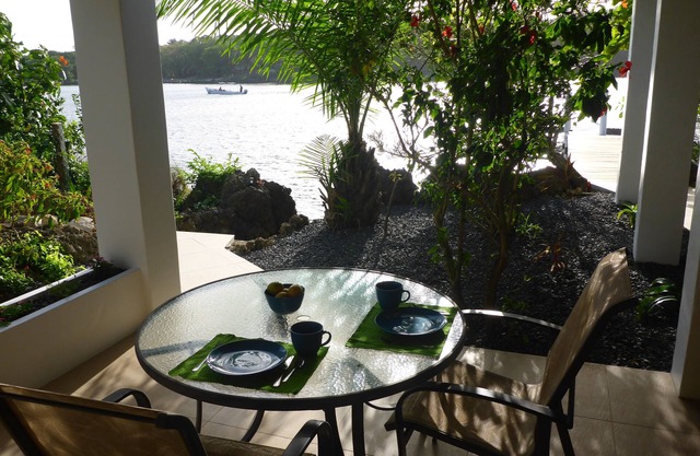 Private and peaceful waterfront oasis, walking distance to all amenities.