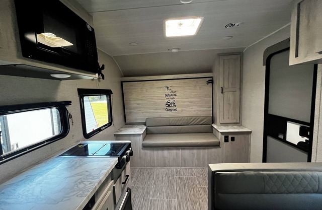 Private campground with camper rental in charming Ridgeway