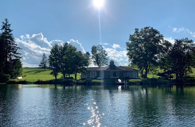 Private house built by our parents on a small, spring fed, private glacier lake