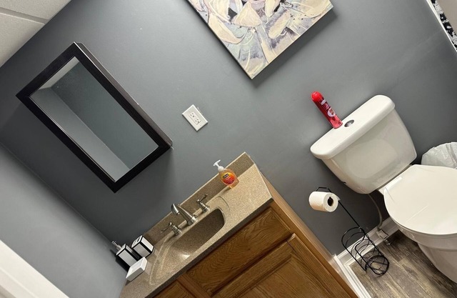 Private master bedroom apartment with WiFi, AC in charming Carbondale