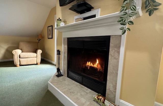 Private NH Escape | Cozy Fireplace & Deck