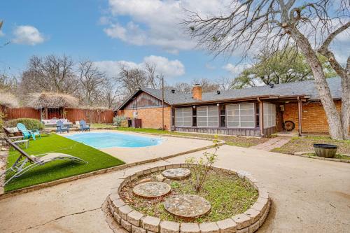 Private Pool and Patio Fort Worth Area Home