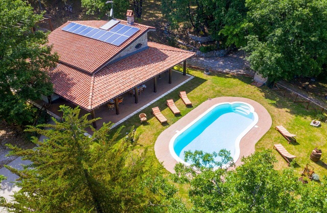 Private Villa with A/C, private pool, WIFI, TV, patio, pets allowed, panoramic view, parking