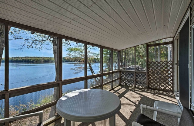 Quaint Cottage with Dock on Annabessacook Lake!