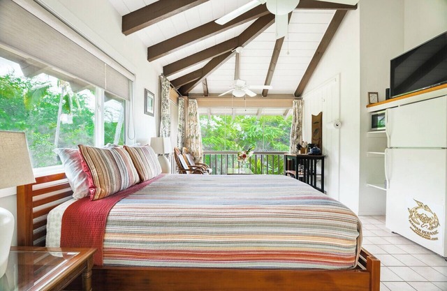 Queen palm Aug low rates Ocean side view Free HSWIFI walk to Magics & Kahalu'u