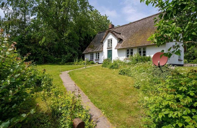 Reetgedecktes Ferienhaus in Westerhever mit Sauna