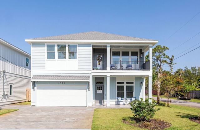 Relax in 3,000 sq ft, 4BR, 3BA coastal home 5 min from the beach.