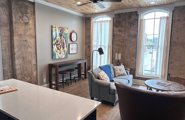 Renovated historic apartment in Hopkinsville near trails, shops, and dining.