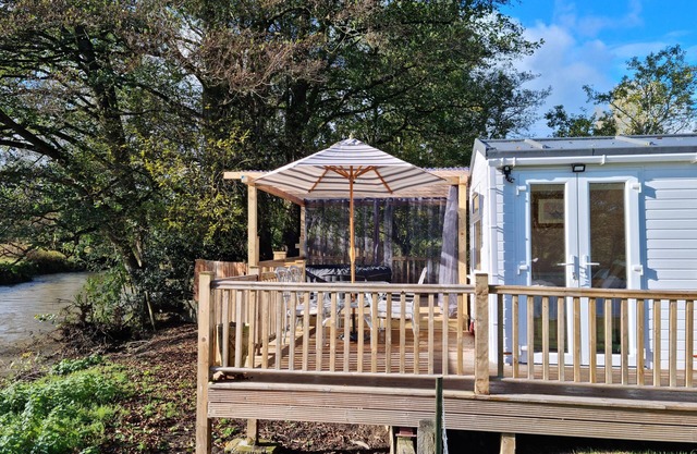 Riverside Cabin in Shropshire