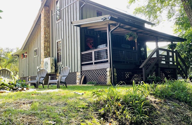Riverside Retreat located on the Nottely River in the North Georgia Mountains.