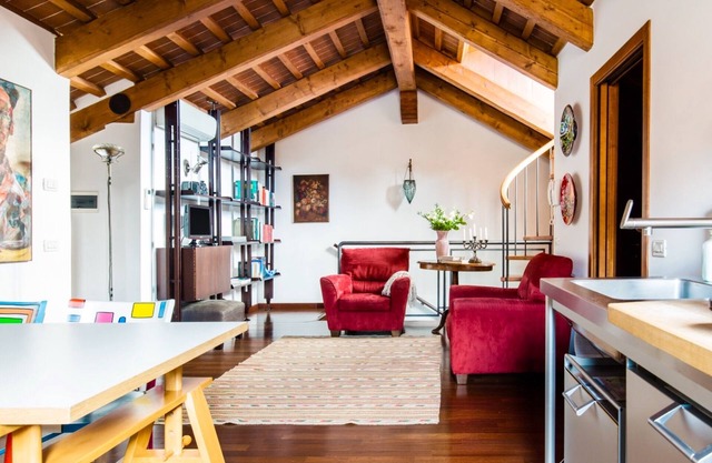 Romantic Attic with Superb View of Madonna del Orto Gothic Church