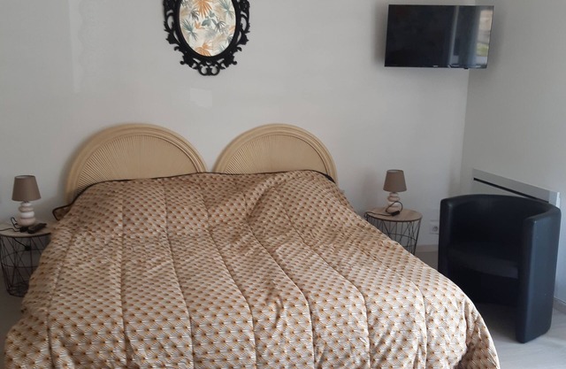 Roscoff 500m thalasso beach port STUDIO 2 pers (parking-terrace)