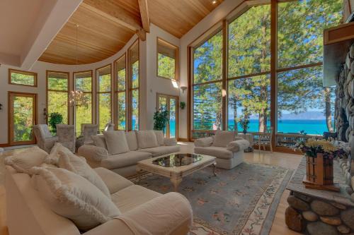 Rubicon Bay Lakefront by Tahoe Getaways - 4BR with Bonus Room, Private Pier, Buoy & Beach Access
