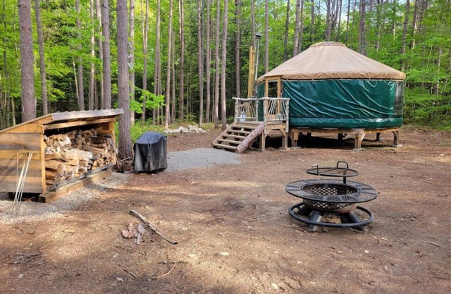 Rufus III Yurt on the river