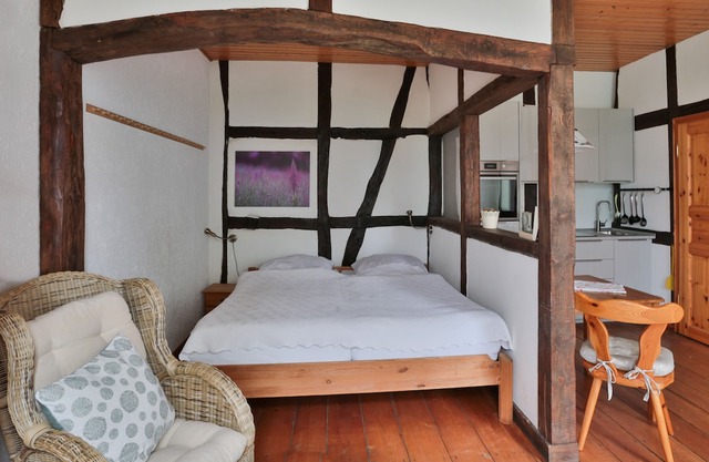 Rural charm, modern living under thatch in the old farmhouse