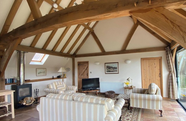Rural location, views to woods and large garden.