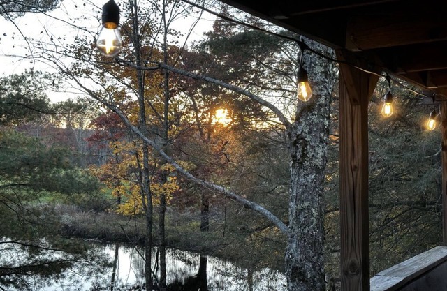 Rustic Mountain Getaway w pond near outlaw HMT ATV trails