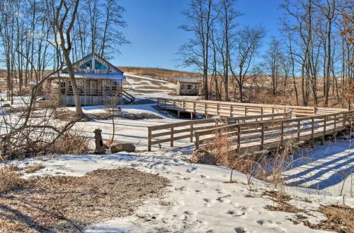 Rustic Powersville Cabin Secluded Countryside!