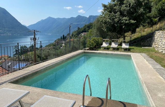 Sala Comacina Residence apartment no 2 with pool and spa by Italian Apartments.
