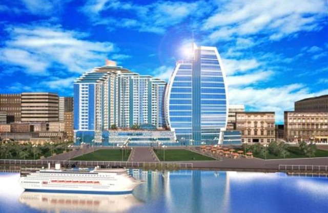 Sea view in Baku