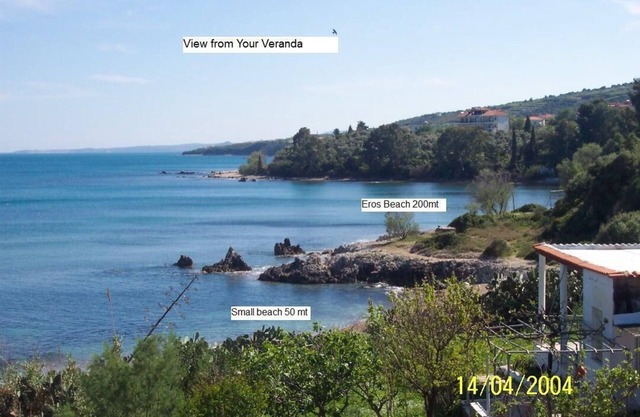 Seafront Apartment in Villa. Top floor. Spectacular view; watch and hear the sea