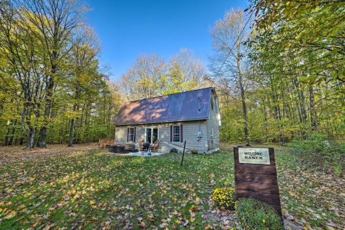 Secluded and Rural Frederic Home with Barn on 25 Acres