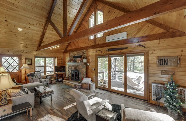 Secluded cabin on Pine River