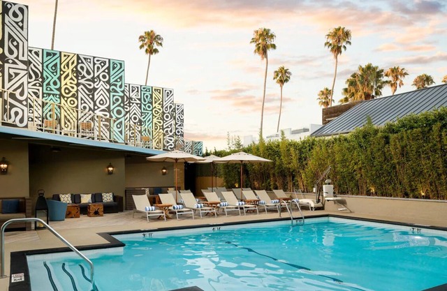 Serene Stay with Heated Pool and Coastal Charm - Walk to Santa Monica Pier