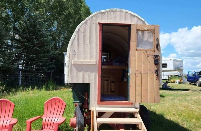 Sheep Wagon Two ⁓ Great for Glamping ⁓ Teton Views
