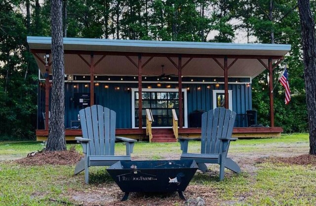 Shipping Container Cabin Couples Paradise!