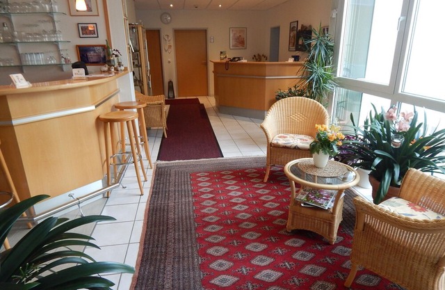 Single Room Shower / WC - Hotel Garni Am Brunnenplatz