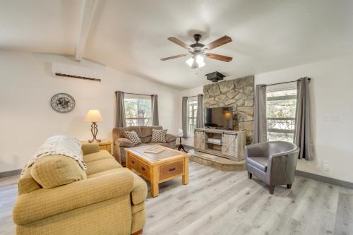 Snowy Peak Views and Cozy Game Nights Pine Home