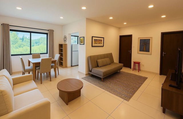 Spacious -1 bedroom apartment in serene Asunción with WiFi, AC
