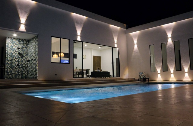 Spacious and serene space with private pool, A/C, Wifi, BBQ, Private Condominium