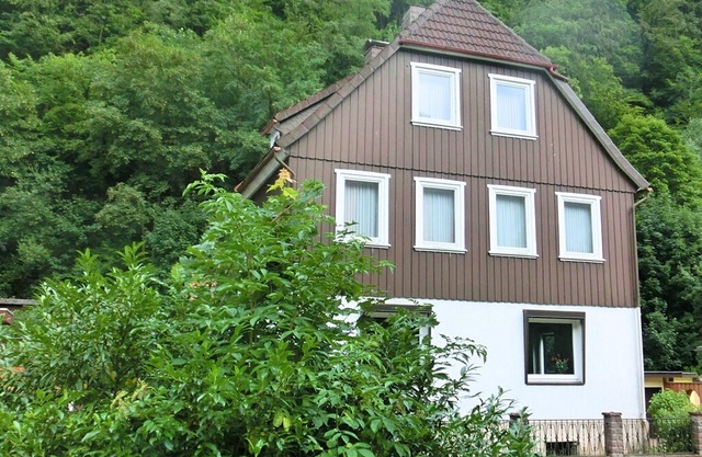 Spacious group house in the Harz region with a fenced garden