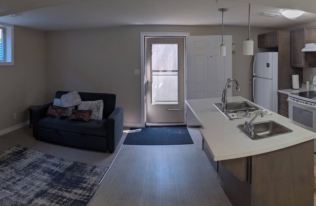 Spacious one bedroom Basement Apartment
