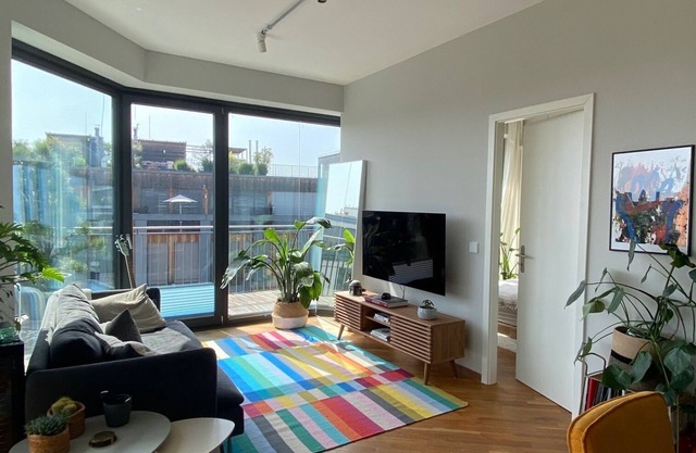 Spacious smart-home apartment with wrap around terrace in Central Berlin