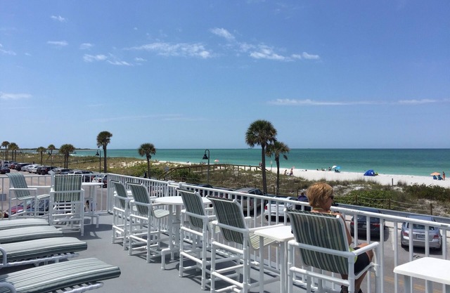 St. Pete Beach Pass-A-Grille studio right on the Gulf of Mexico.