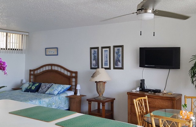 St.Thomas, USVI, oceanfront studio at Bolongo Bay, Watergate Villas East