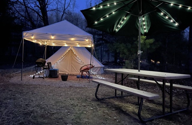 Stargazing the MI Sky and Glamp camping!