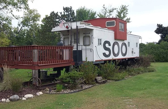 Stay aboard a Caboose!
