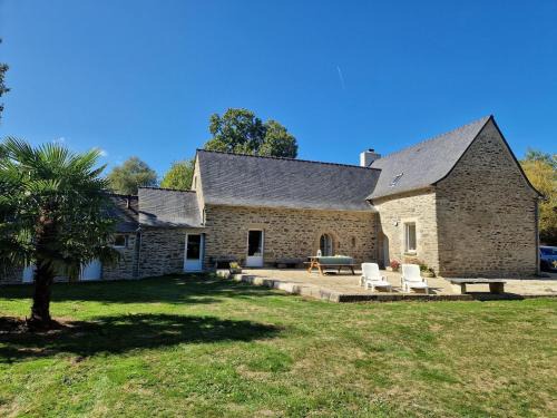Stone House in Brittany near Morlaix Bay