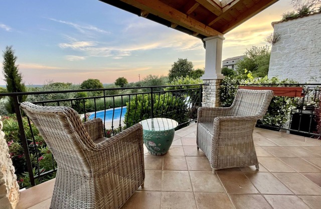 Stone villa in historic surroundings